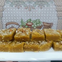 A picture of Besan ki tukri.