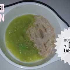 A picture of Mpasi 6 bulan (Bubur oat + baby labu siam).