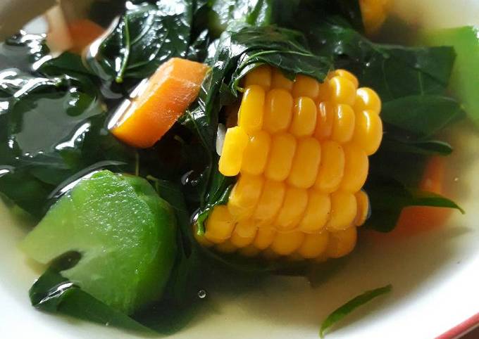 Resep Sayur Bening Daun Katuk Jagung Manis Oleh Dian Nugroho Cookpad