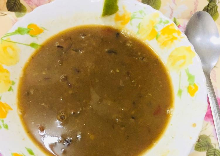 Recipe of Perfect Black eyed beans/pea soup