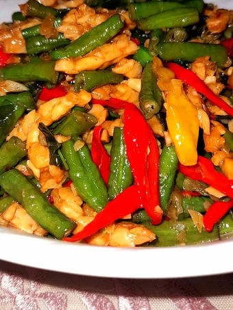 Cara Mudah Membikin Resep Tumis Kacang Panjang Tempe yang  Bikin Ketagihan Anti Ribet, Lezat Sekali