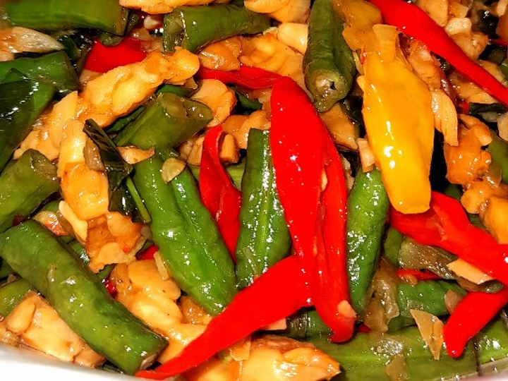 Cara Mudah Membikin Resep Tumis Kacang Panjang Tempe yang  Bikin Ketagihan Anti Ribet, Lezat Sekali