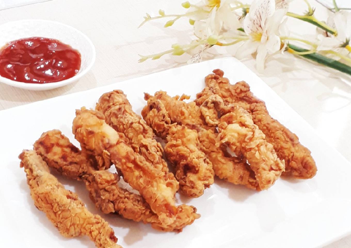 Chicken strips / ayam goreng strip