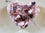 Una foto di risotto taleggio