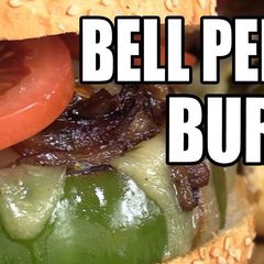 A picture of Bell Pepper Burgers.