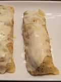 Filloas rellenas de cocido y queso de Arzúa Ulloa