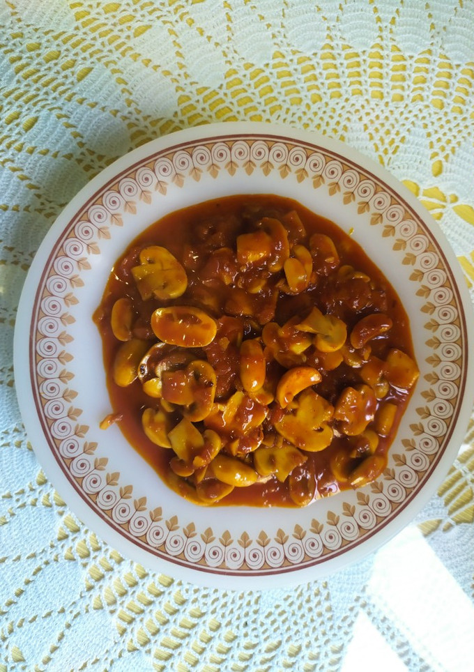 Una foto de Champiñones a la andaluza 🍽️