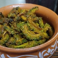 A picture of Weightloss Karela ki sabji.