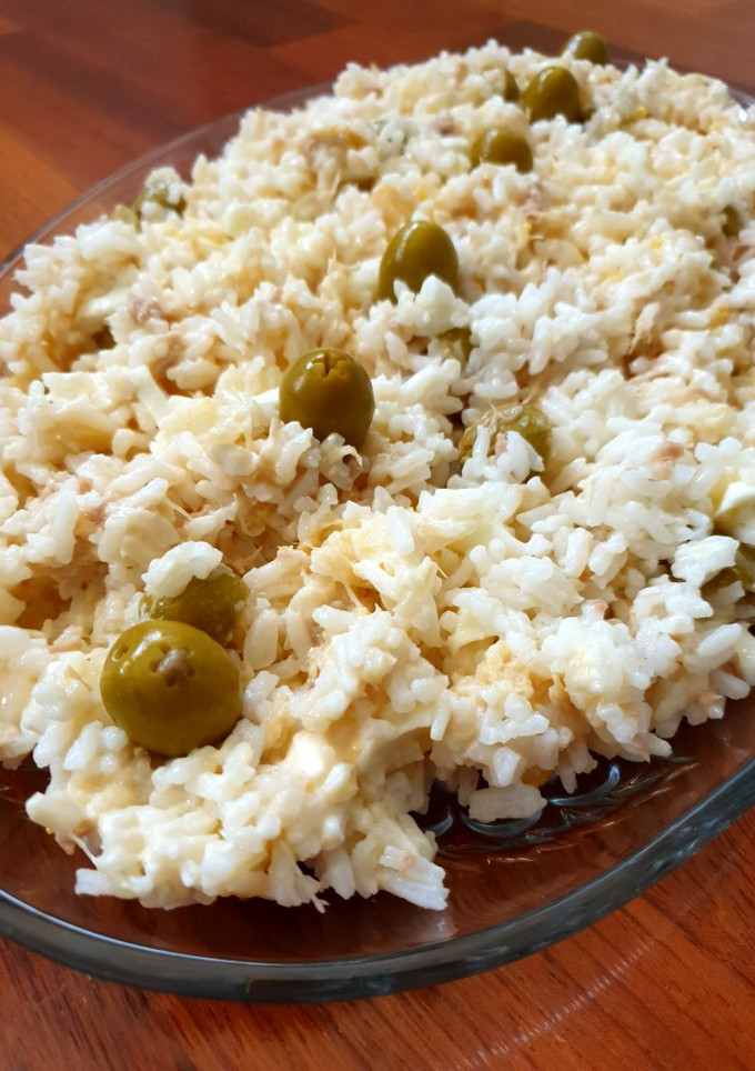 Una foto de Ensalada de arroz para el verano súper rápida