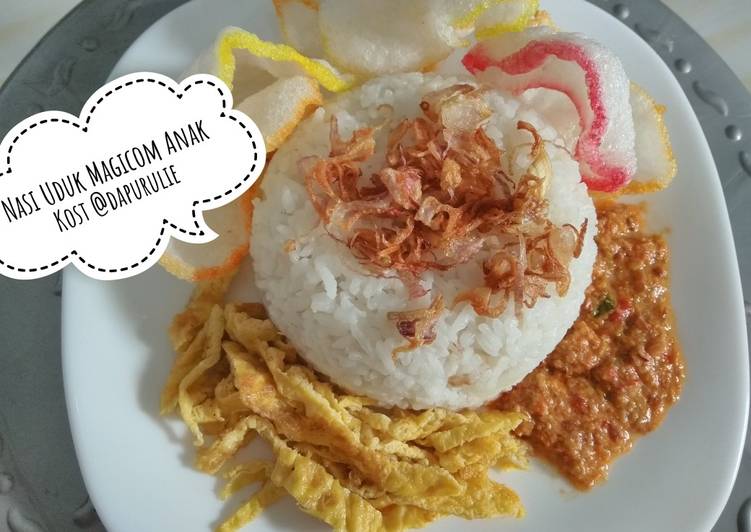 Resep Nasi Uduk Magicom Anak Kost, Bisa Manjain Lidah