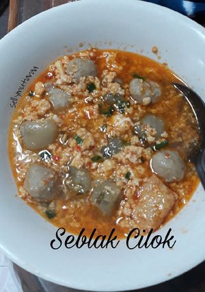 Foto resep Seblak cilok