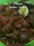Cingur sapi bumbu rujak