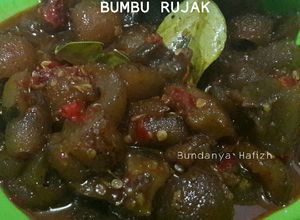 Foto resep Cingur sapi bumbu rujak