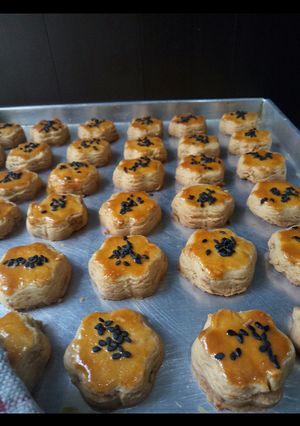 Foto resep Salted egg yolk cookies (cookies telor asin)