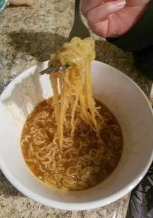 A picture of Special instant ramen.