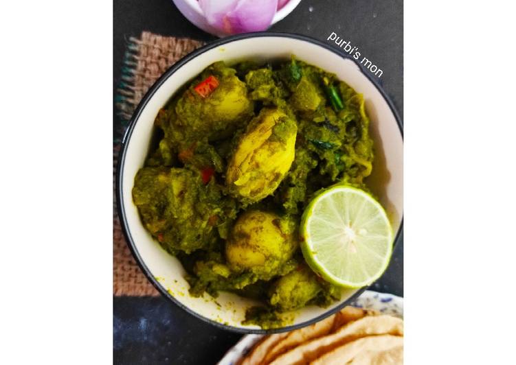 Recipe of Award-winning Aloo palak