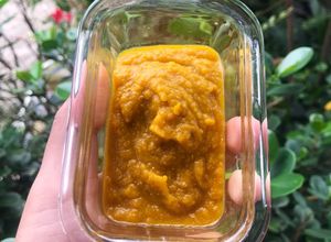 Foto resep MPASI 7 bln (labu parang, hati ayam, wortel dan Evoo) slow cooker