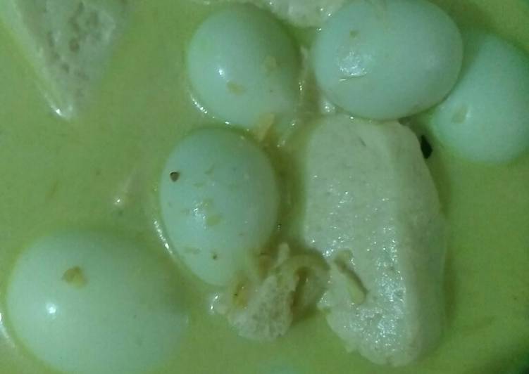Cara Gampang Membuat Sayur Lodeh Tahu Putih Telur Puyuh, Enak