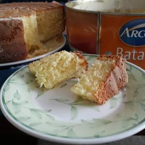 Bizcochuelo de Vainilla en Lata del dulce de batata ?