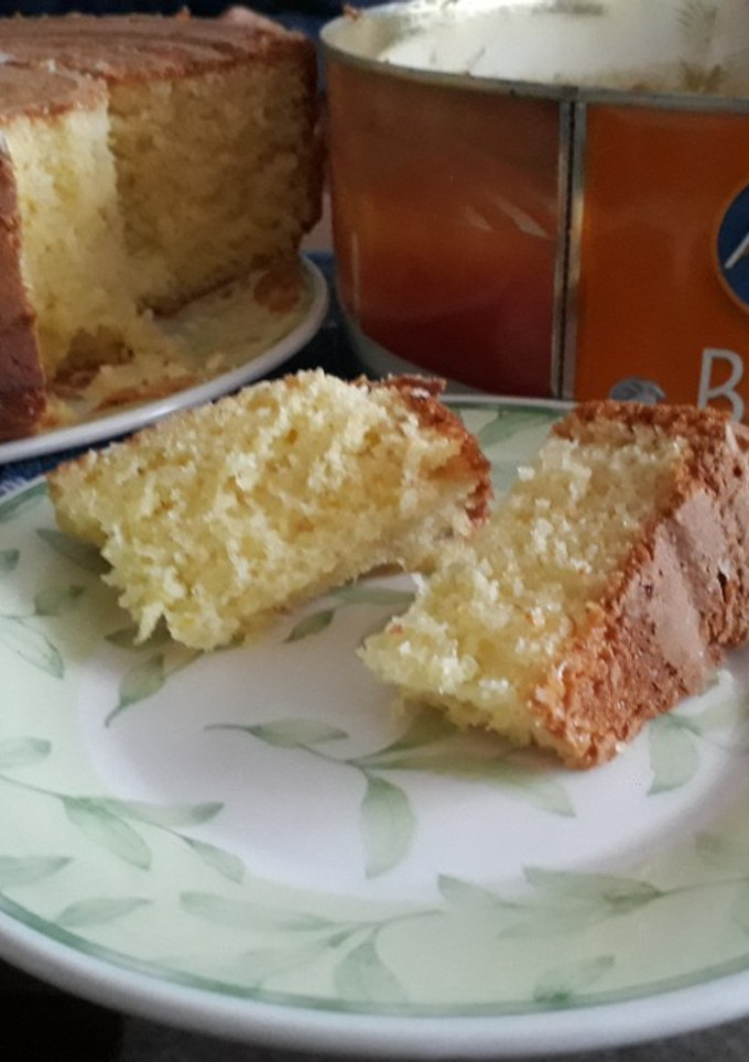 Una foto de Bizcochuelo de Vainilla en Lata del dulce de batata 🤭