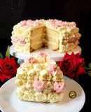 Vanilla Sponge Cake With Buttercream Frosting