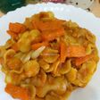 Tumis makaroni ayam sayur