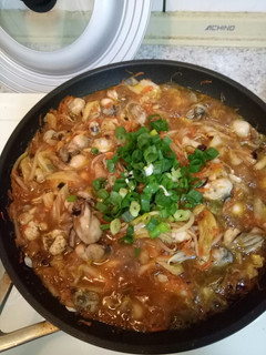 蔭豉鮮蚵蔬菜燴飯 的食譜成品照片