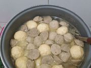 Gambar sop udang bakso sapi
