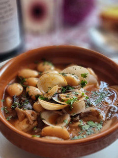 Una foto de Cocina express 1: Judiones con setas y almejas