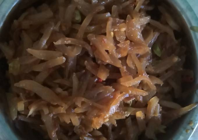 Bagaimana Membuat Oseng pepaya kecap yang Enak Banget