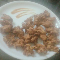 Onion pakoda A picture of Onion pakoda.