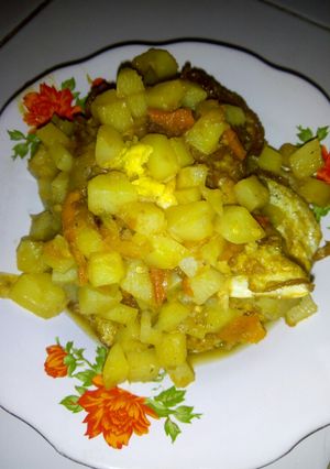 Foto resep Sambal telor kentang