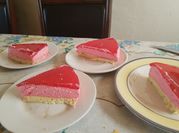 Una foto de torta de yogurt