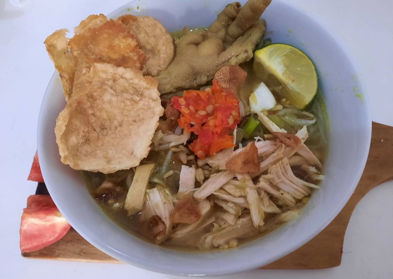 Soto kudus + ceker