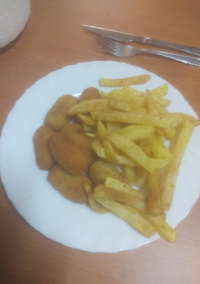 Una foto de Croquetas de pechuga de pollo y champiñones