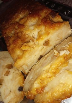 Una foto de Budín de pan navideño