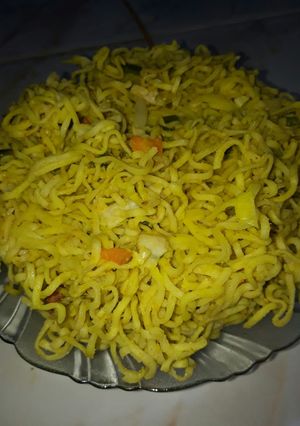 Foto resep Mie keriting goreng bumbu lada