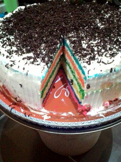 Foto resep Cake Rainbow