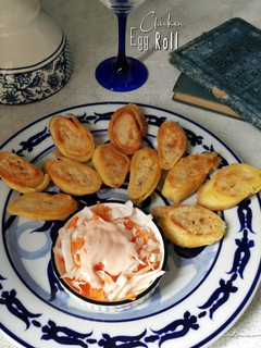 Foto resep Chicken egg roll