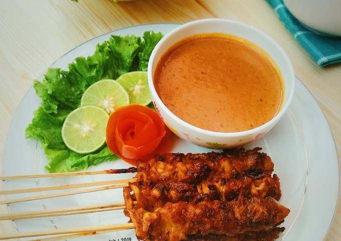 Anti Ribet, Membuat Sate Jamur Saus Kacang Istimewa