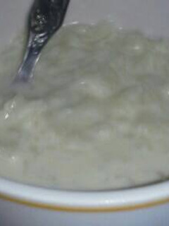 Una foto de Arroz con leche cremoso