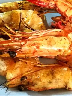รูปของ กุ้งเผา กับสูตรน้ำจิ้มสามรส