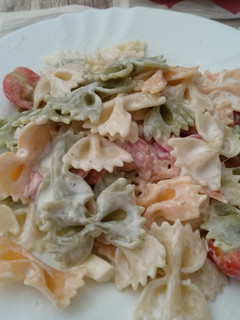 Una foto de Pasta improvisada