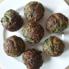 A picture of Palak Pakoda in Appe Pan.