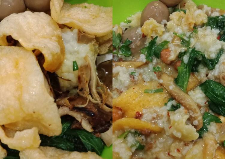 Resep Bubur Ayam sehat ricecooker 😊 Anti Gagal