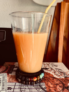 Una foto de Smoothie tropical energético