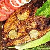 A picture of Samak fried (fish) (Oman).