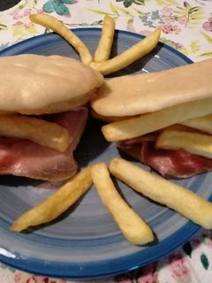 Foto di I miei "bao", Speck e patatine🥓🍟🌮