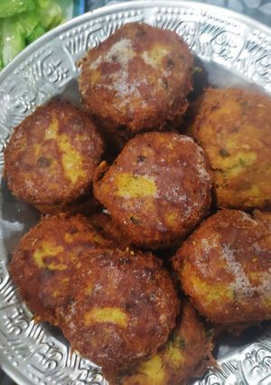 عکسی از دستور کوکوی سیب زمینی با تن