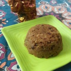 A picture of Daliya(brokenwheat)Halwa.